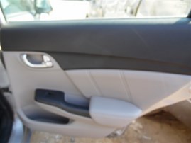 2013 Honda Civic EX-L Silver Sedan 1.8L AT #A23795